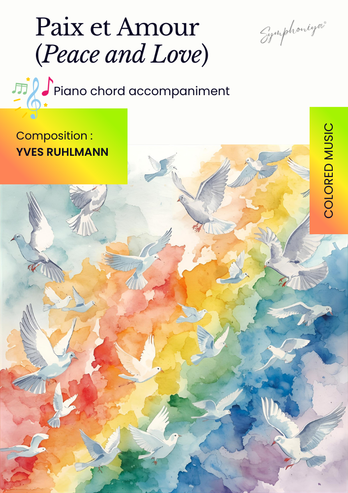 20250922 Paix et Amour (Peace and Love) – Piano chord accompaniment | Colored Music
