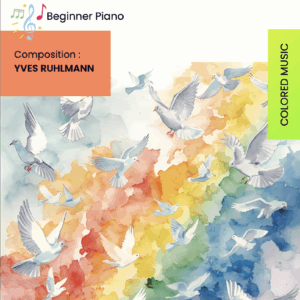 Paix et Amour (Peace and Love) – Beginner Piano | Colored Music