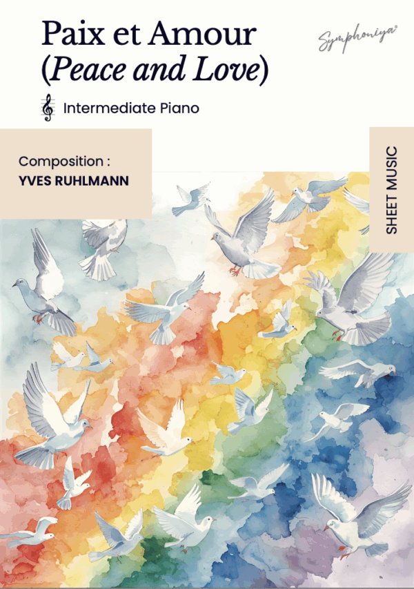 Paix et Amour (Peace and Love) – Intermediate Piano | Sheet Music