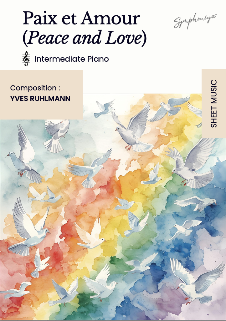Paix et Amour (Peace and Love) – Intermediate Piano | Sheet Music