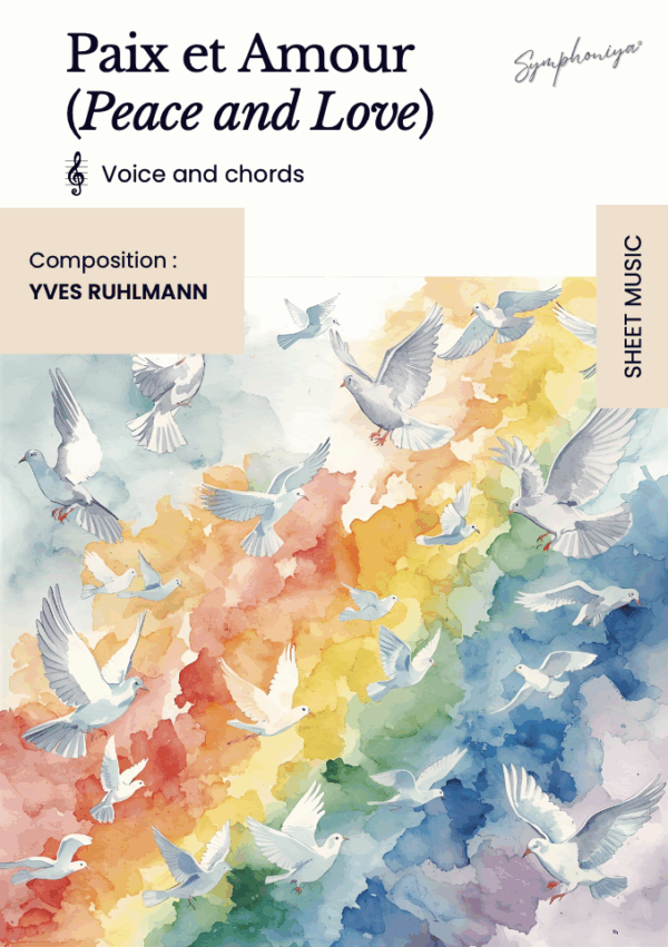 Paix et Amour (Peace and Love) – Voice and chords | Sheet Music