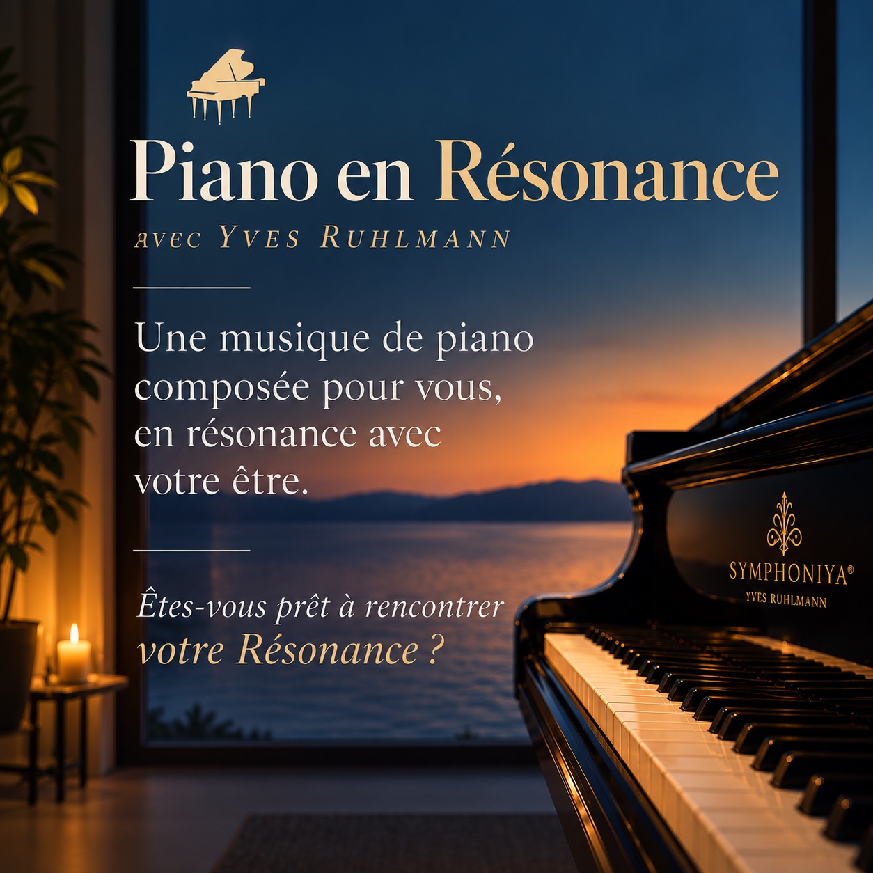 Piano en Résonance — Yves Ruhlmann au piano, une musique composée pour une personne et dédiée à elle